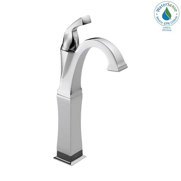 Delta Dryden Single Hole Single-Handle Vessel Bathroom Faucet with Touch2O.xt Technology in Chrome