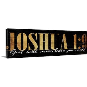 "Joshua 1:9" by Jace Grey Canvas Wall Art