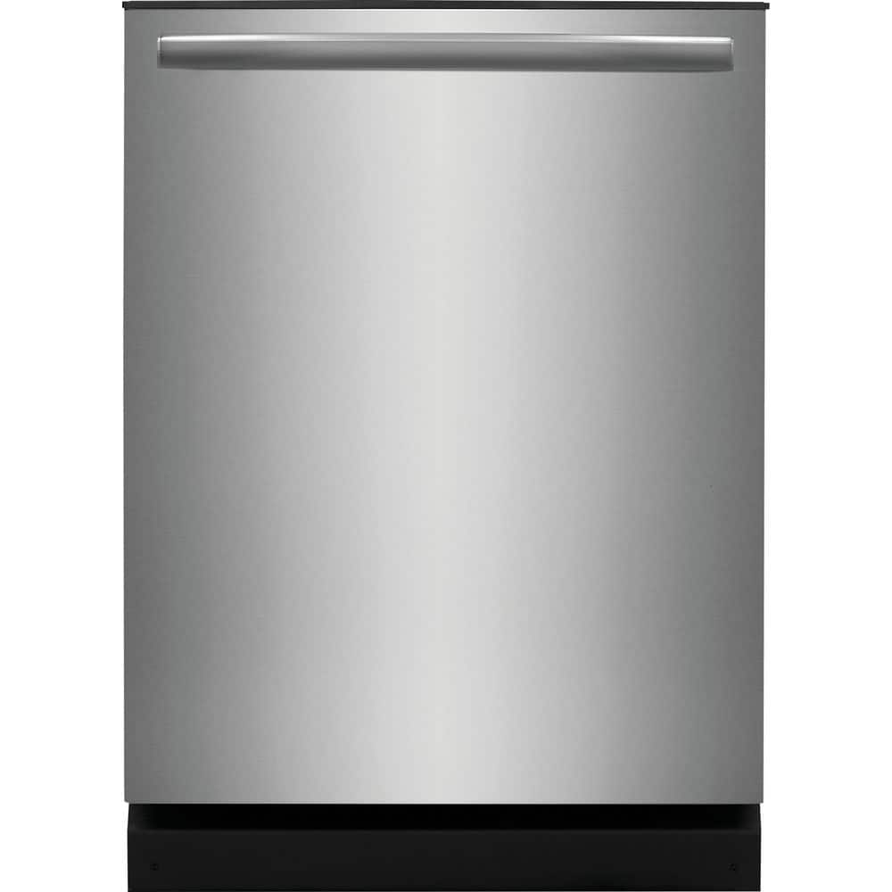24 in Top Control Standard Built-In Dishwasher in Stainless Steelwith 8-Cycles, Ultra Quiet 42 dBA