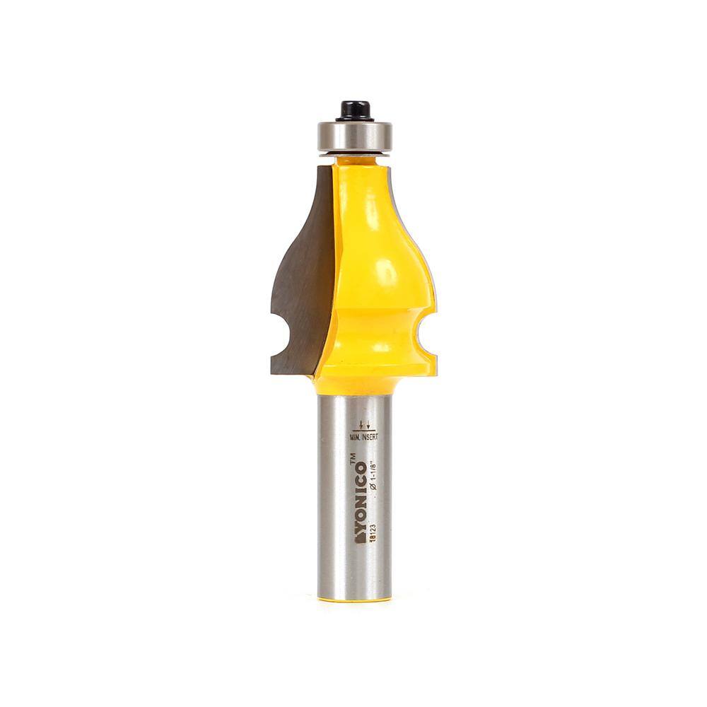 Handrail Molding 1-1/4 in. Len 1/2 in. Shank Carbide Tipped Router Bit price history on PriceWatchPro