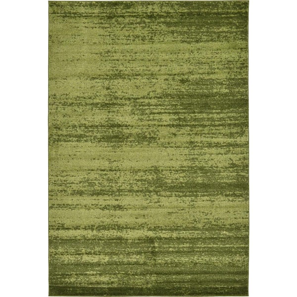 Unique Loom Del Mar Lucille Green 6' 0 x 9' 0 Area Rug