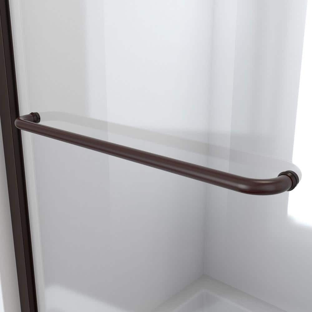 Levantine 56-60" Oil Rubbed Bronze Semi-Frameless Sliding Shower Door