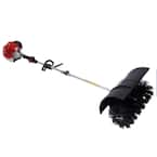 gas powered brush sweeper