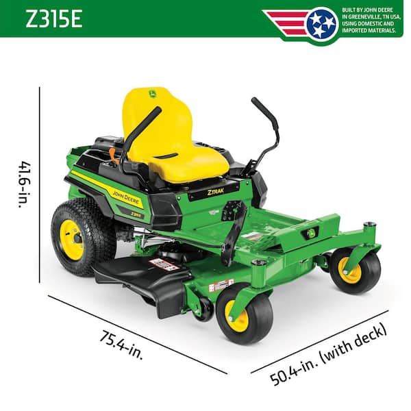 John Deere Z315E 42 in. 20 HP Gas Dual Hydrostatic Zero Turn