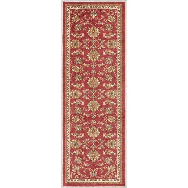 Well Woven Kings Court Tabriz Red 2 ft. x 5 ft. Traditional Area Rug