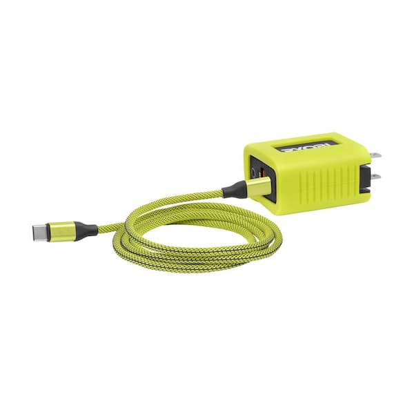 ryobi battery charger cigarette lighter RYOBI 18V ONE+ 150-Watt Portable Battery Inverter Power Source and Charger  for 18V ONE+ Batteries (Tool Only) RYi150CBTA