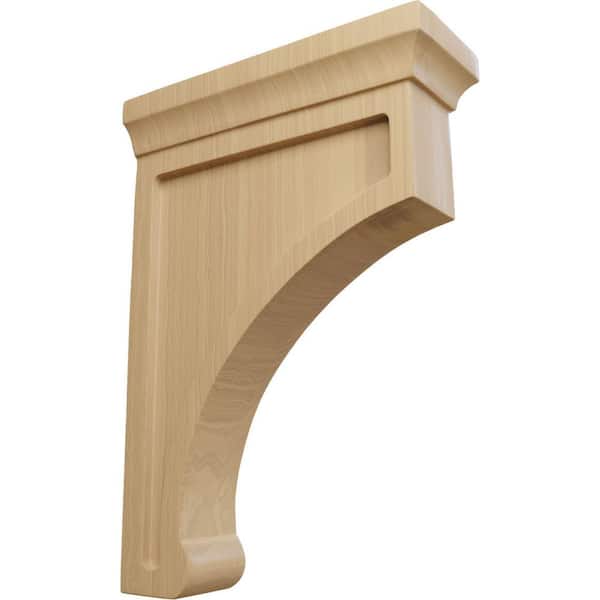 Ekena Millwork 2-1/2 in. x 10 in. x 7 in. Cherry Large Gomez Bracket