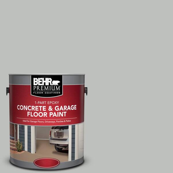 BEHR Premium 1 gal. #PFC-62 Pacific Fog 1-Part Epoxy Satin Interior/Exterior Concrete and Garage Floor Paint