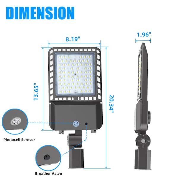 WYZM 1500-Watt Equivalent Integrated LED Bronze 300W Led WYZM 1500-Watt Equivalent Integrated LED Bronze 300W Led