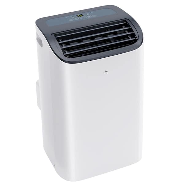 10000 (DOE) BTU 550 sq. ft. Portable Air Conditioner with Remote Control and Dehumidifier for Apartment Bedroom in White