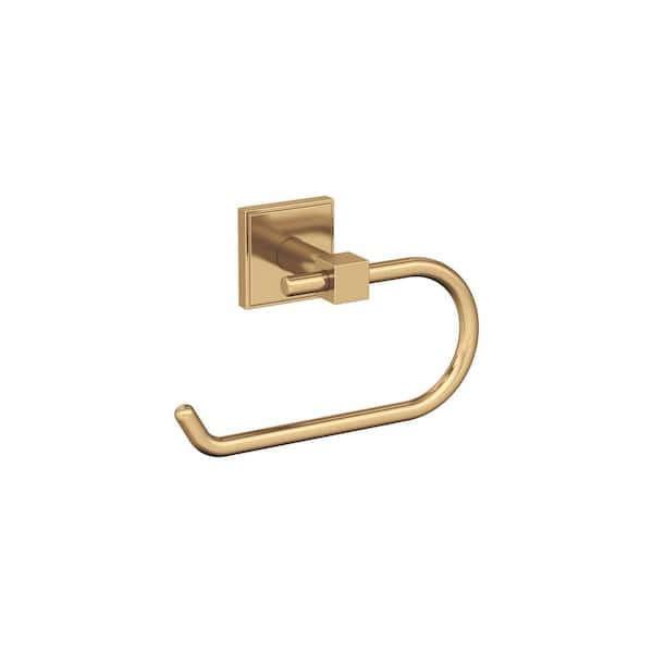 Amerock Appoint 7-1/16 in. (179 mm) L Single Post Toilet Paper Holder in Champagne Bronze