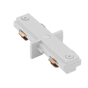 White HBXLE-WT WAC Lighting H Track Live End BX Connector 