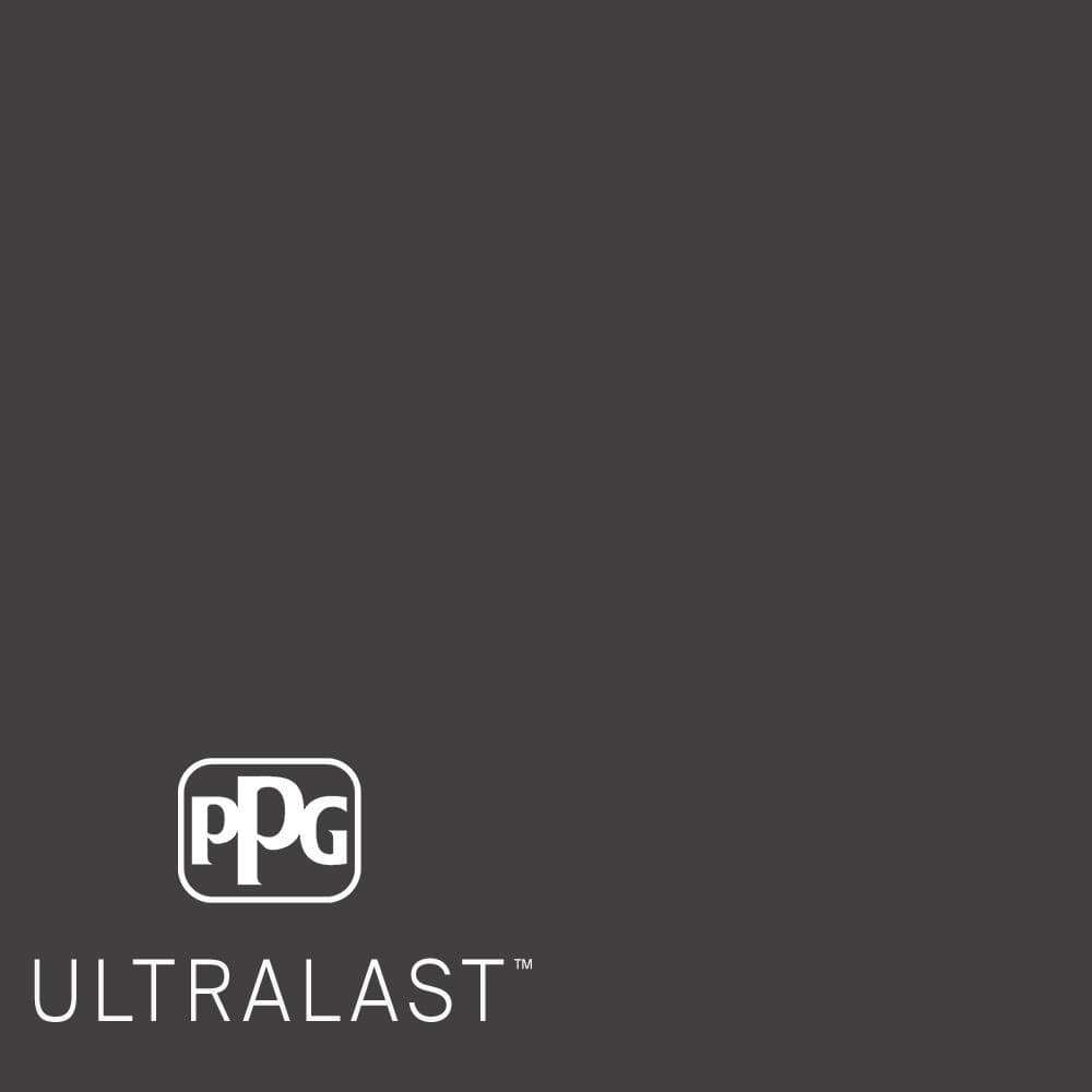 PPG UltraLast 1 qt. #PPG1001-7 Black Magic Matte Interior Paint and Primer  PPG1001-7U-04F - The Home Depot