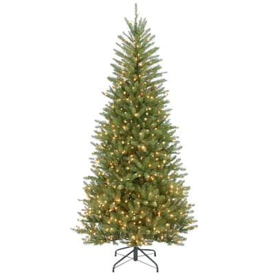 National Tree Company 6.5 ft. Dunhill Fir Slim Artificial Christmas ...