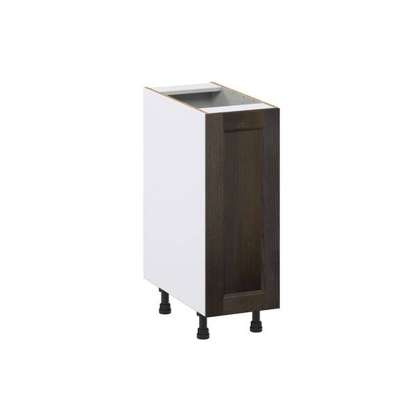 Lincoln 12 in. W x 34.5 in. H x 24 in. D Chestnut Solid Wood Assembled PullOut Left Spice Rack Kitchen Cabinet