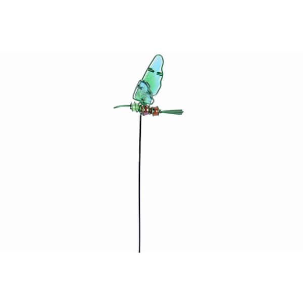 Hampton Bay Green Hummingbird Pot Stake