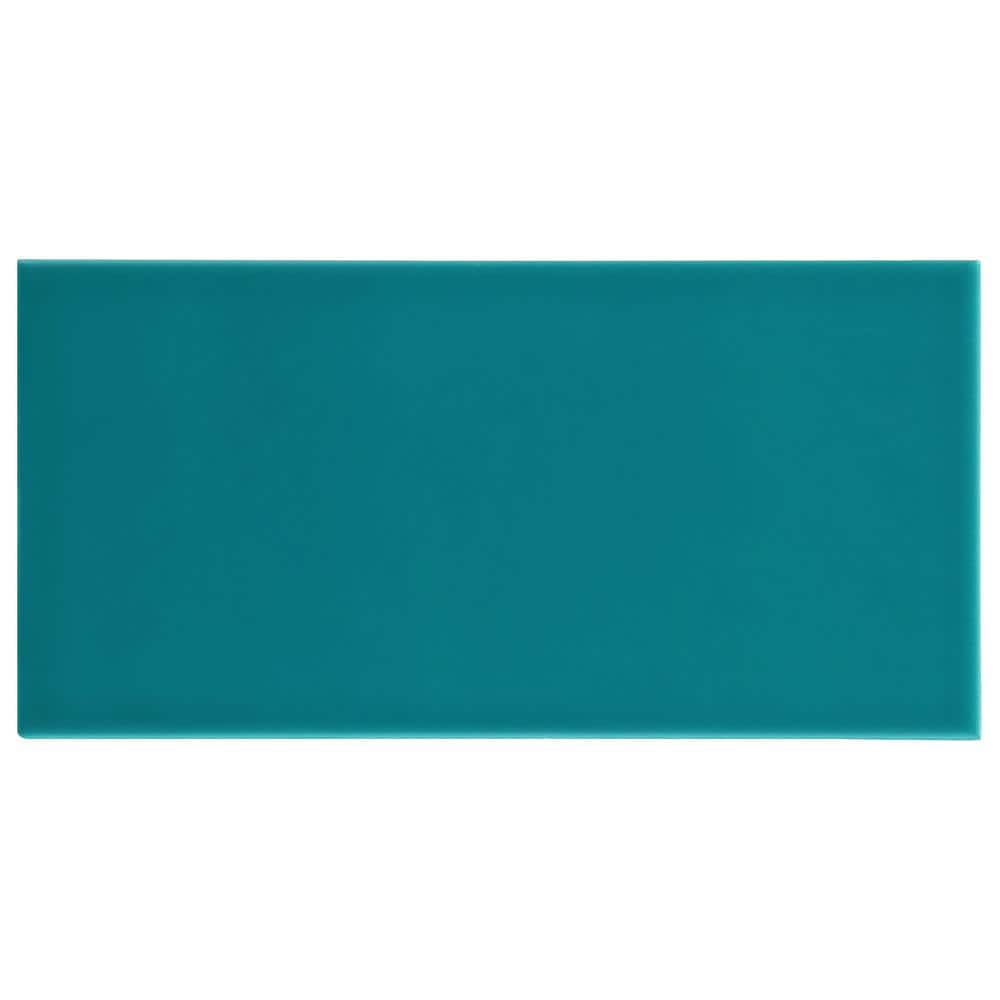 Stacy Garcia Tori Teal 3.93 in. x 0.31 in. Matte Ceramic Wall Tile Sample price history on PriceWatchPro