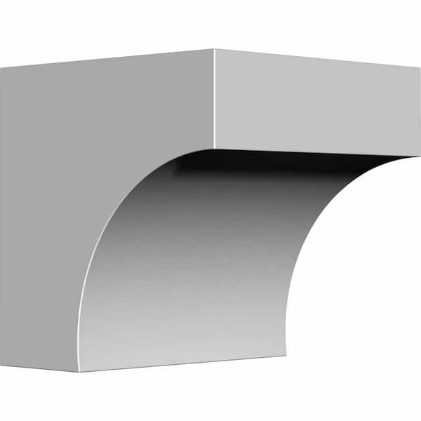 Ekena Millwork 5 in. x 5-1/2 in. x 5-1/2 in. Primed Polyurethane Stockport Bracket