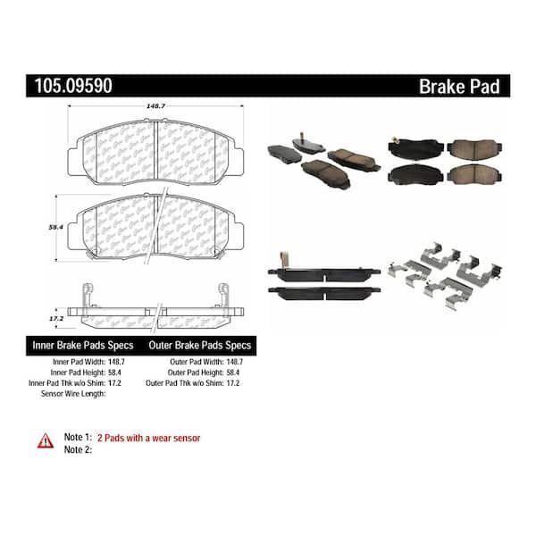 Centric Parts Disc Brake Pad Set