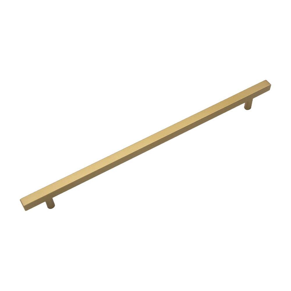 Quad Collection Bar Pull - 12 in. Center to Center Brushed Golden Brass Bar Cabinet Pull price history on PriceWatchPro