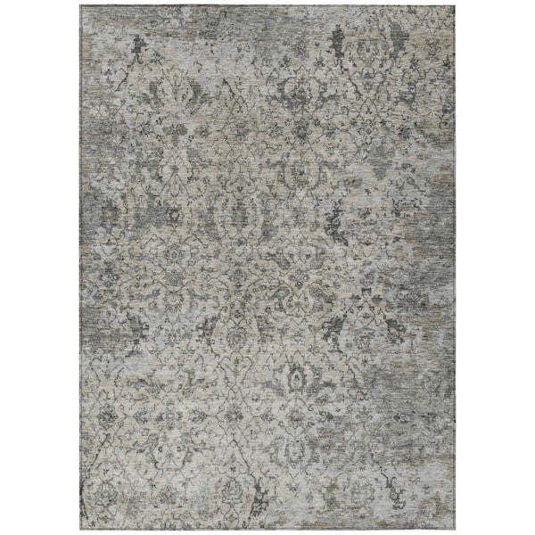 Chantille Machine Washable Indoor/Outdoor Abstract ACN2359 Beige 3 ft. x 4 ft. Area Rug