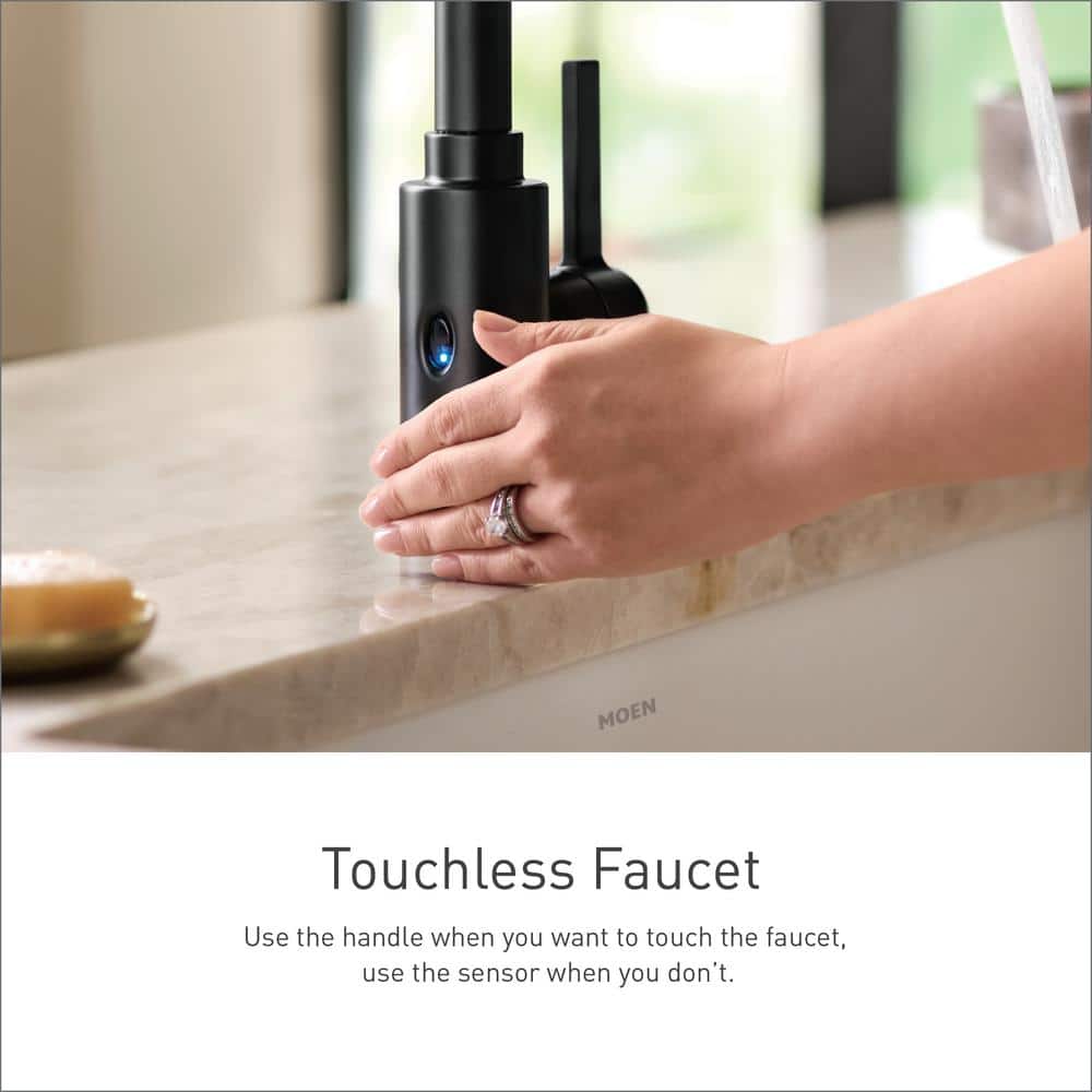 Stainless Steel Touchless Pull-Down Sprayer Kitchen Faucet