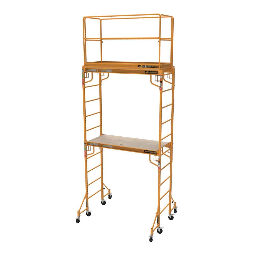 UPC 778300200009 product image for 12 ft. Jobsite Series 2-Story Mobile Baker Scaffolding Tower with Outriggers, Gu | upcitemdb.com