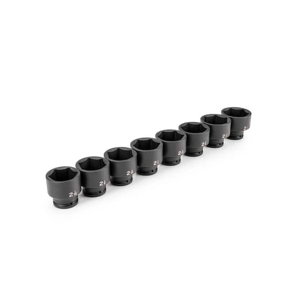 TEKTON 3/4 in. Drive 6-Point Impact Socket Set, 8-Piece (2-1/16-2-1/2 in. )