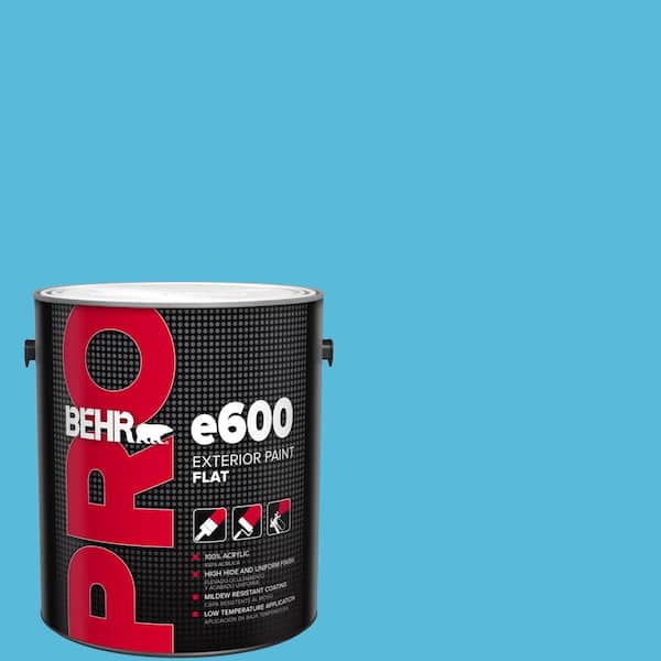 BEHR PRO 1 gal. #530B-5 Azurean Flat Paint