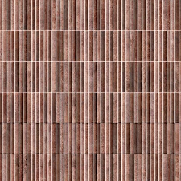 Rubik Garnet 5-7/8 in. x 11-3/4 in. Ceramic Wall Tile (10.78 sq. ft./Case)