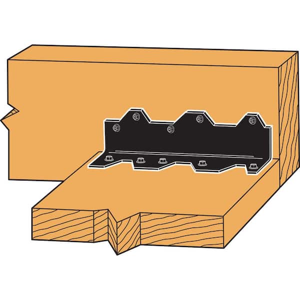 Simpson Strong-Tie Outdoor Accents 9 in. 16-Gauge ZMAX, Black