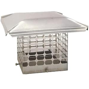 11 in. x 11 in. Adjustable Stainless Steel Chimney Cap
