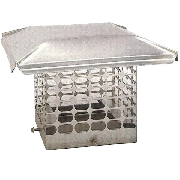The Forever Cap 9 in. x 13 in. Adjustable Single Flue Stainless Steel Chimney Cap