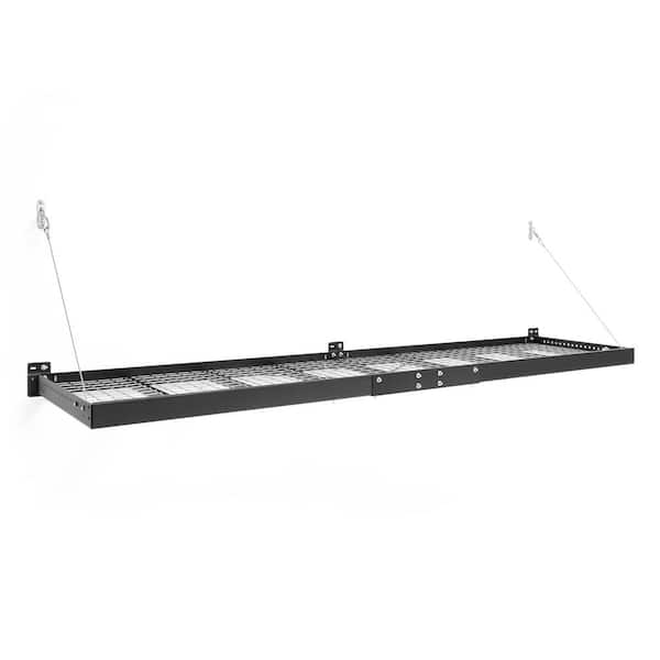 NewAge Products Pro Series 2 ft. x 8 ft. Garage Wall Shelving in Black