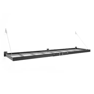 Pro Series 2 ft. x 8 ft. Garage Wall Shelving in Black (2-Pack)
