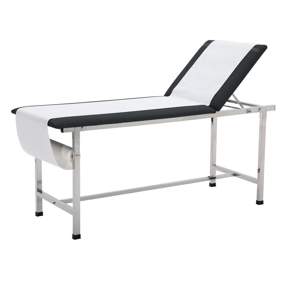 27.5 in. W x 31.4 in. H Adjustable Exam Therapy Table Bed with Paper Dispen