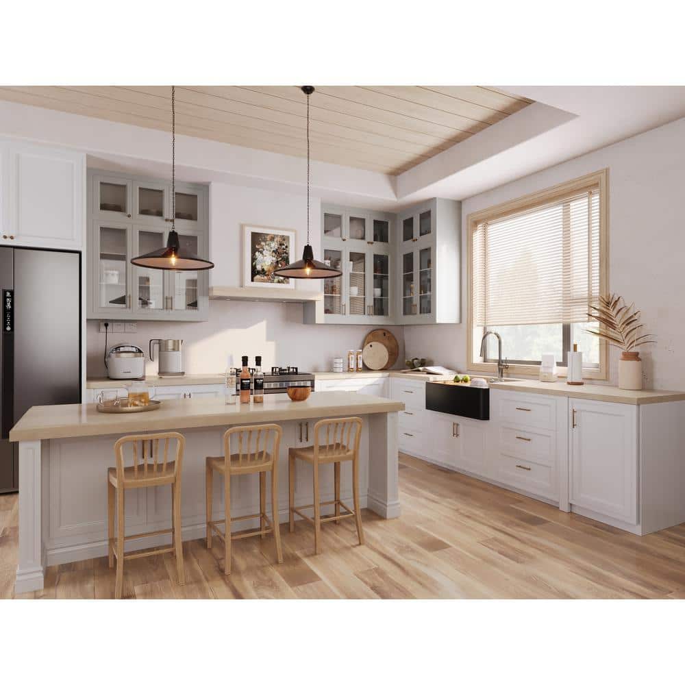 Matte Black Fireclay Single Bowl Farmhouse Kitchen Sink with Accessories