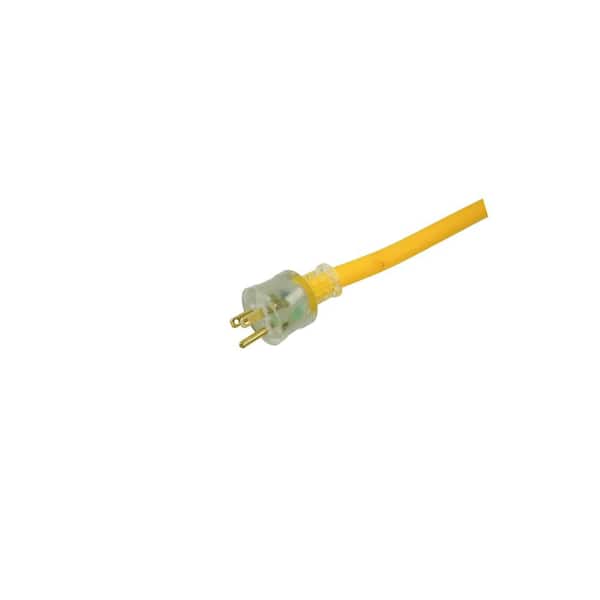 Southwire 25 ft. 12/3 SEOOW Yellow Polar/Solar Standard Extension