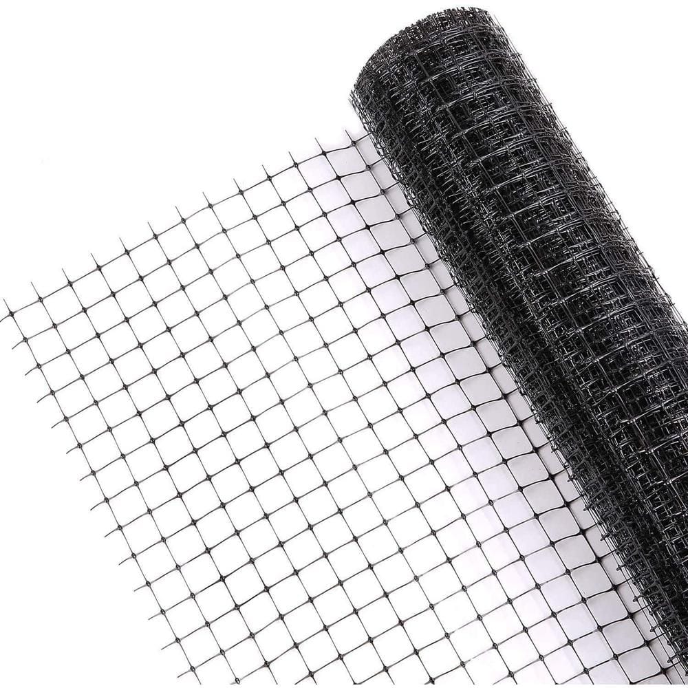 Black Plastic Deer Fence for Garden, 7'H x 100'L
