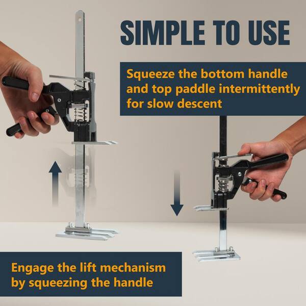 thumbnail image 2 of IMeshbean Labor Saving Arm Jack – 440 LBS Capacity Hand Tool For Tile, Door, Window Installation 2 of 4