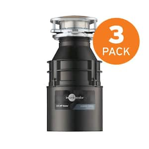 Badger 700, 3/4 HP Continuous Feed Kitchen Garbage Disposal (3-Pack), Badger Series