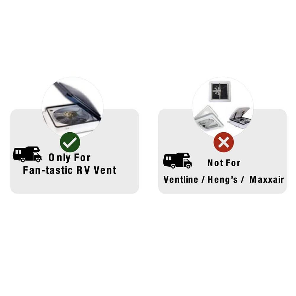 RV Vent Motor Replacement 12 Inch Blade 1200 CFM High Airflow Quiet Operation Motor and Blade Assembly Kit price history on PriceWatchPro