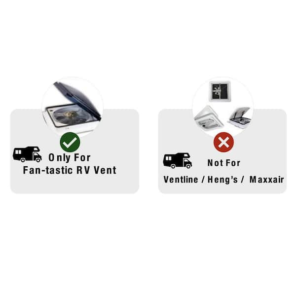 RV Vent Motor Replacement 12 in. Blade 1200 CFM High Airflow Quiet Operation Motor and Blade Assembly Kit