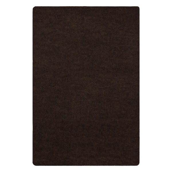 All Purpose Wide Wale Mocha Brown 2 ft. 2 in. x 45 ft. Indoor/Outdoor Commercial Mat Roll Runner