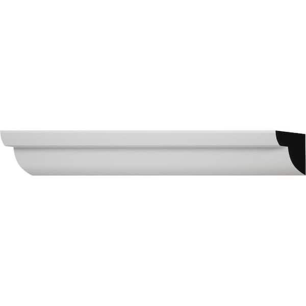 2258 13/32 in. D x 1/2 in. W x 8 ft. L PVC Composite White Exterior Bead Molding