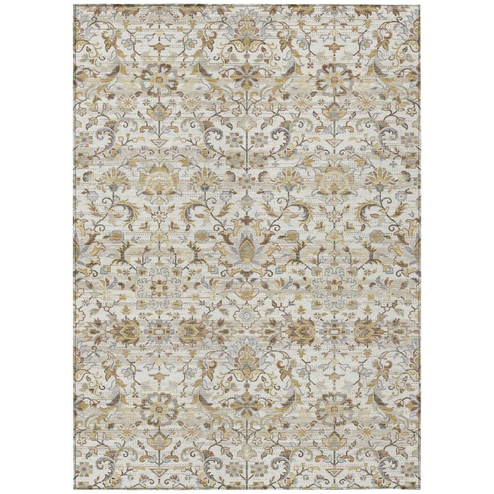 Chantille Machine Washable Indoor/Outdoor Abstract ACN2485 Ivory 8 ft. x 10 ft. Area Rug price history on PriceWatchPro