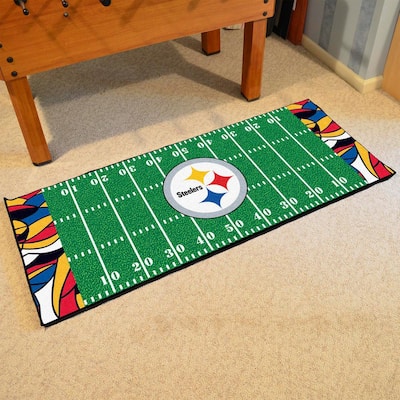 Pittsburgh Steelers Soft Area Rugs Nonslip Fine Fluffy Flannel Carpet Floor Mat 