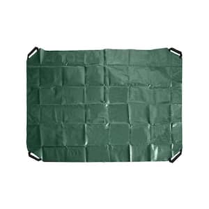 59 in. Leaf Collecting Tool Reusable Durable Tarp Clean Up for Garden Waste Shrub and Hedge Trimmings