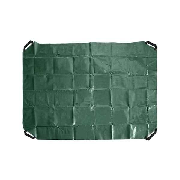 59 in. Leaf Collecting Tool Reusable Durable Tarp Clean Up for Garden Waste Shrub and Hedge Trimmings