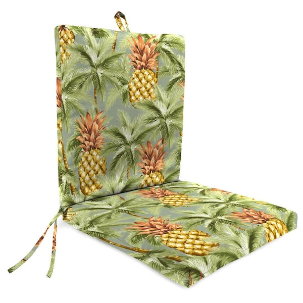 Jordan Manufacturing 44 in. L x 21 in. W x 3.5 in. T Outdoor Chair Cushion in Luau Breeze